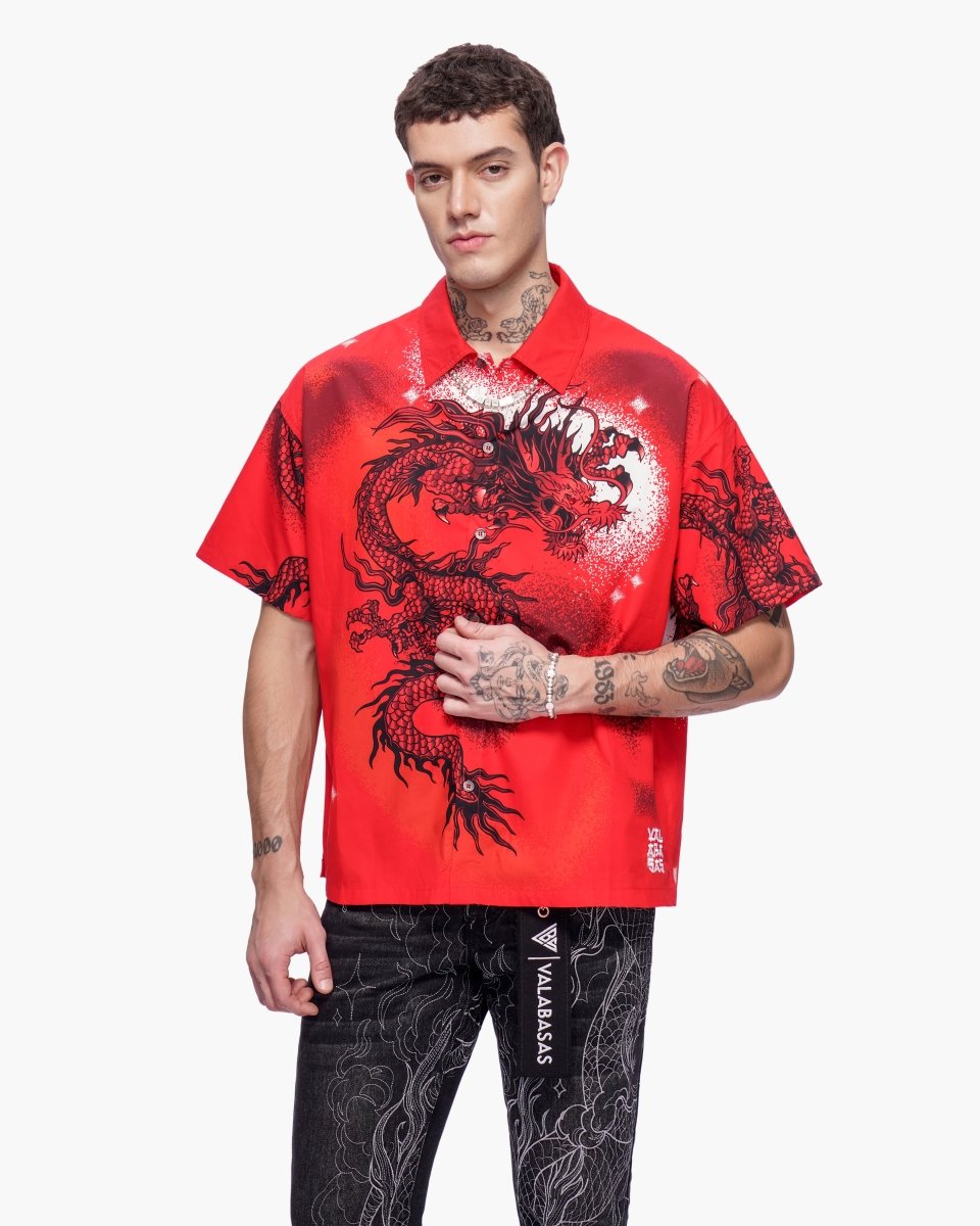 Noriku Button Down Red - Valabasas