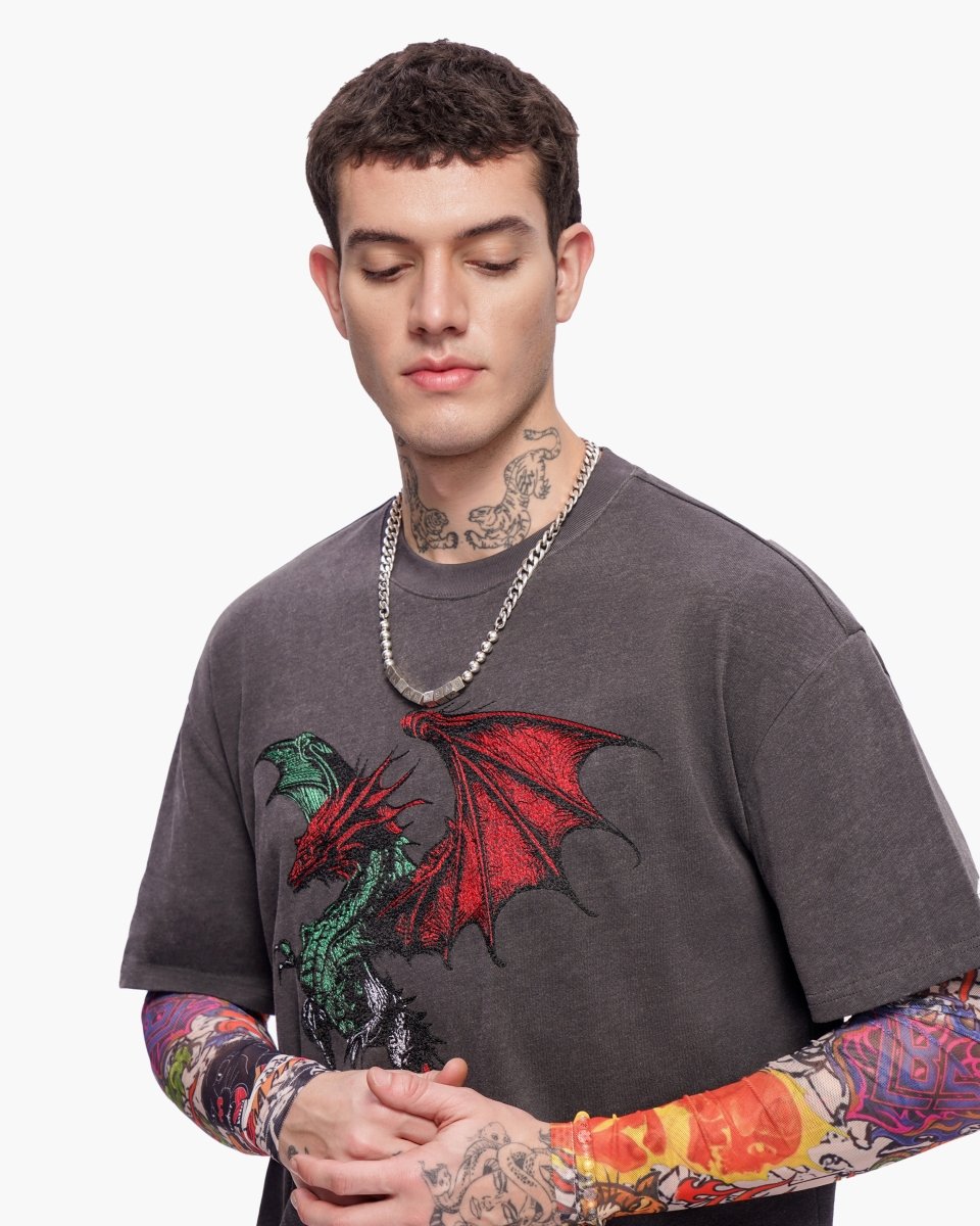 Okiri Long Sleeve Charcoal - Valabasas