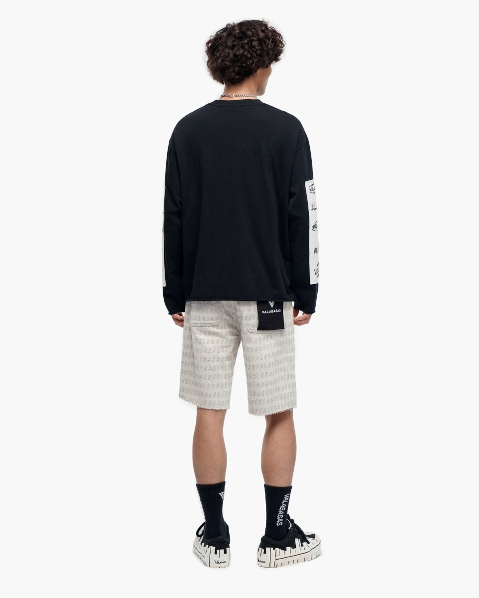 Optic Nerve Vintage Black Long Sleeve Tee - Valabasas