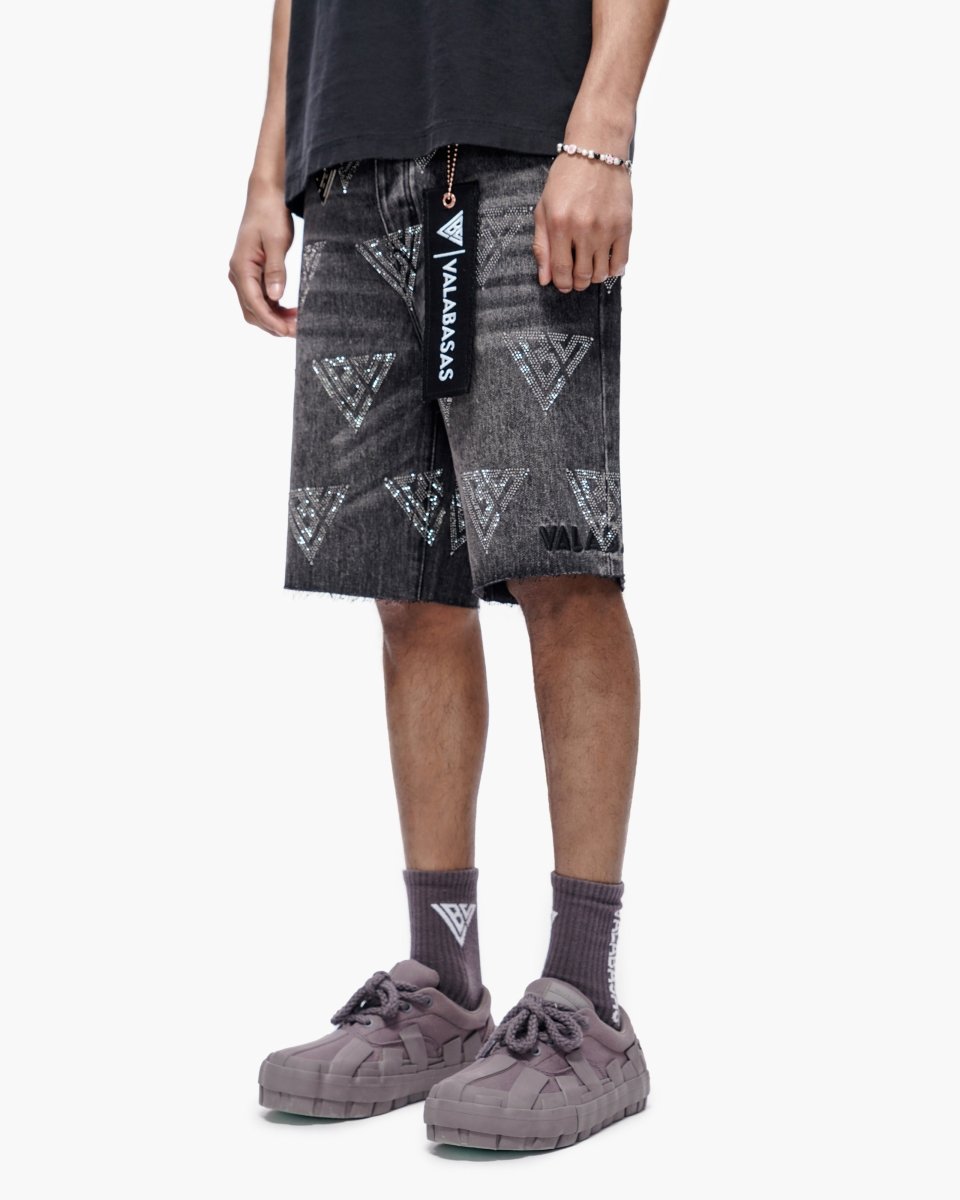 Palace Grey Wash Jorts - Valabasas
