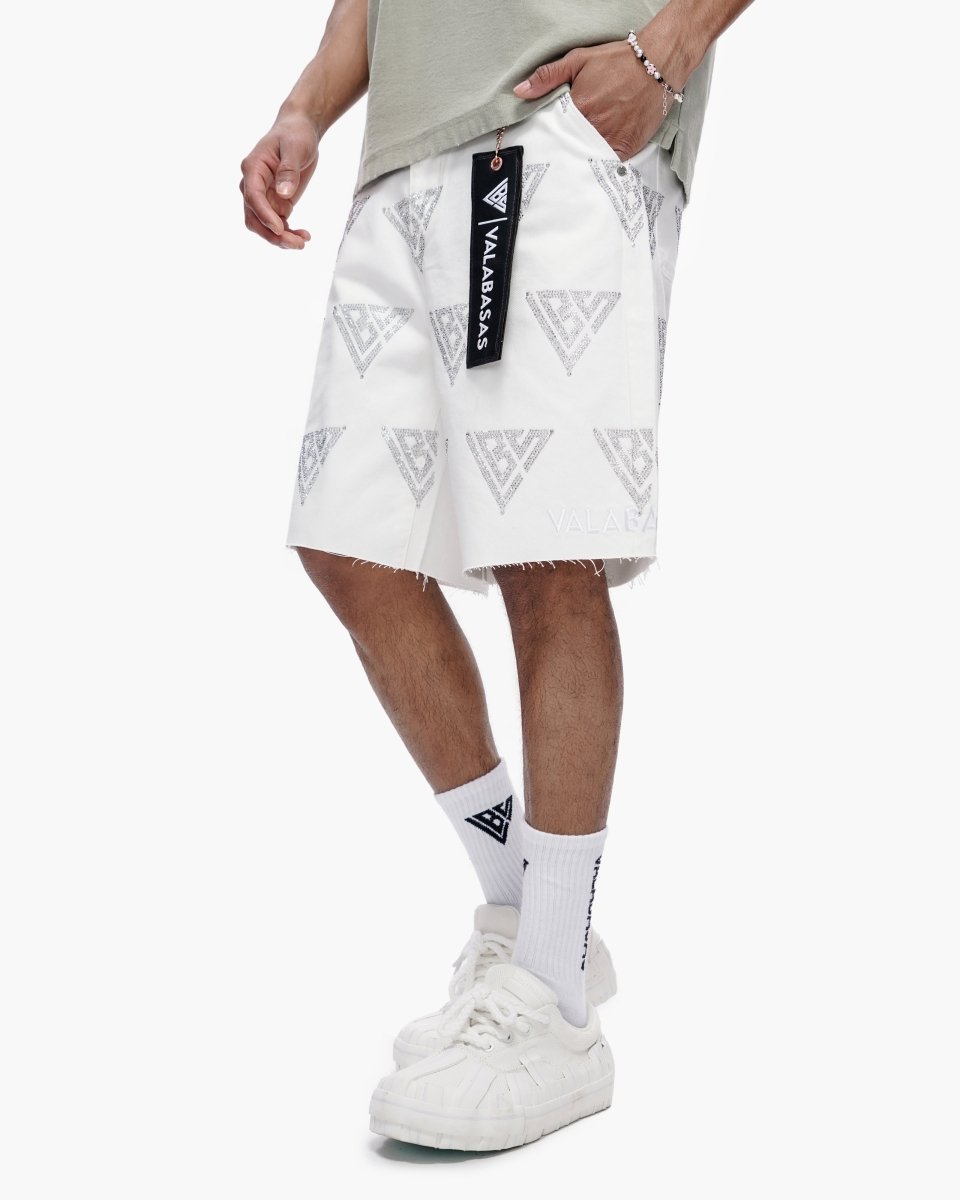 Palace White Jorts - Valabasas