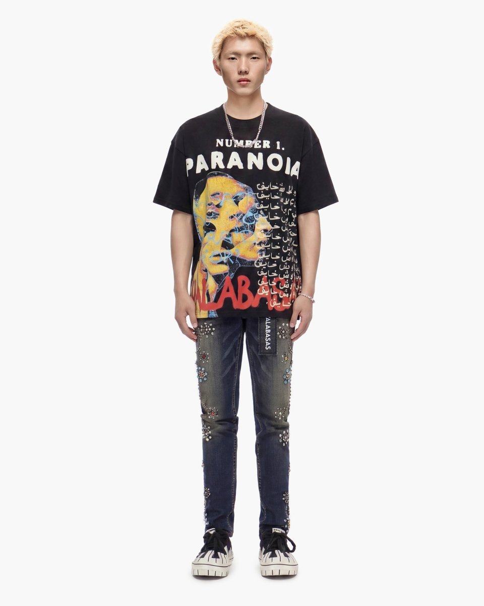 Paranoid Tee Black - Valabasas