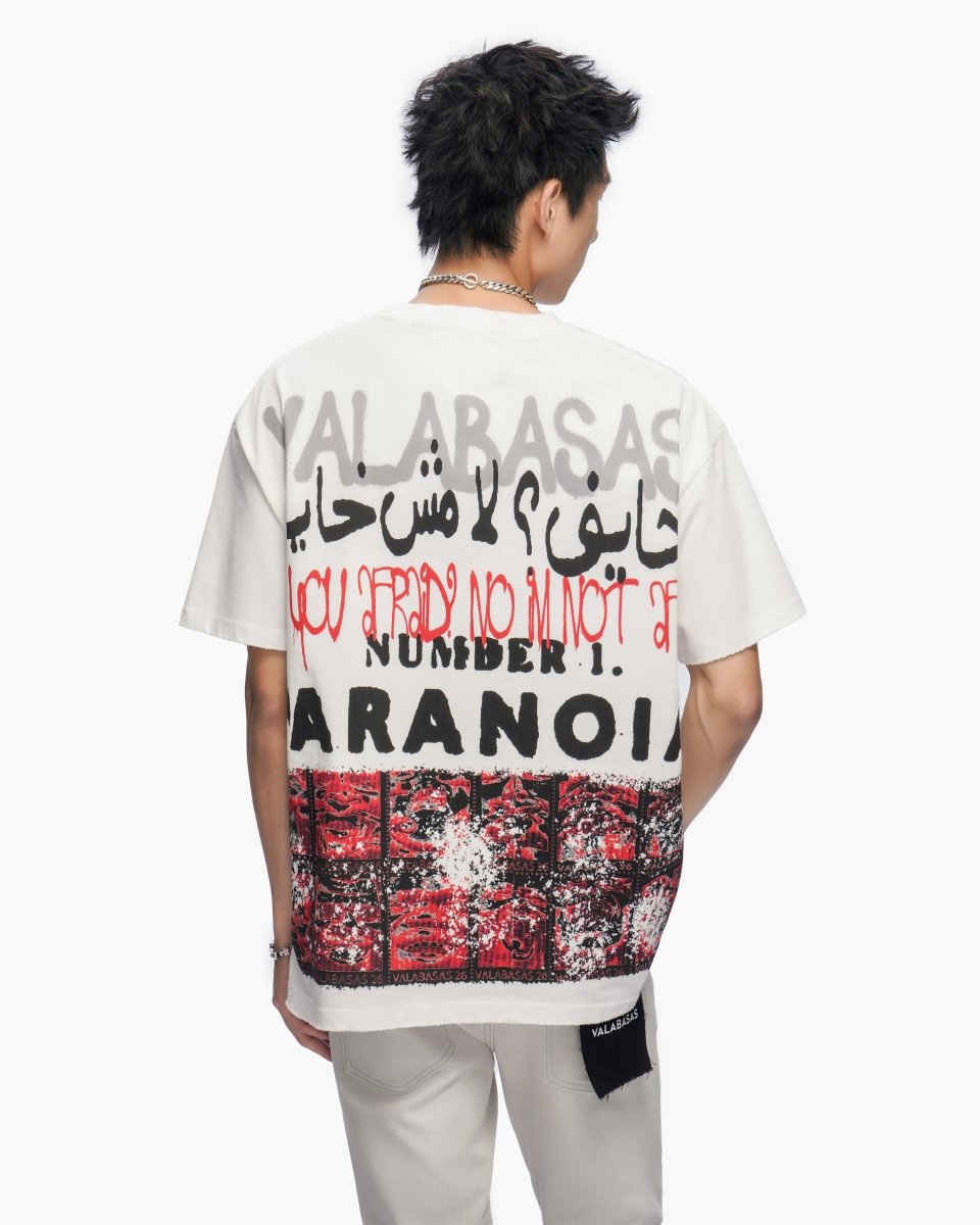 Paranoid Tee White - Valabasas