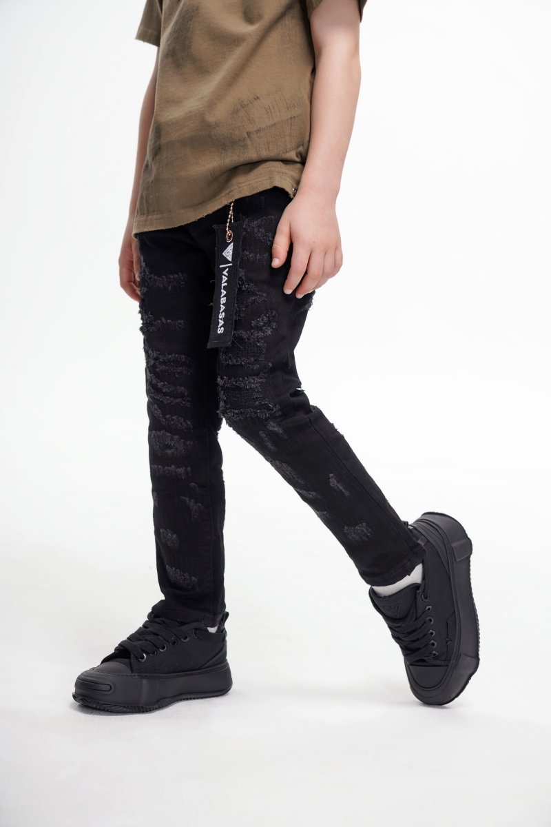 Payload Kids Skinny Denim Black - Valabasas