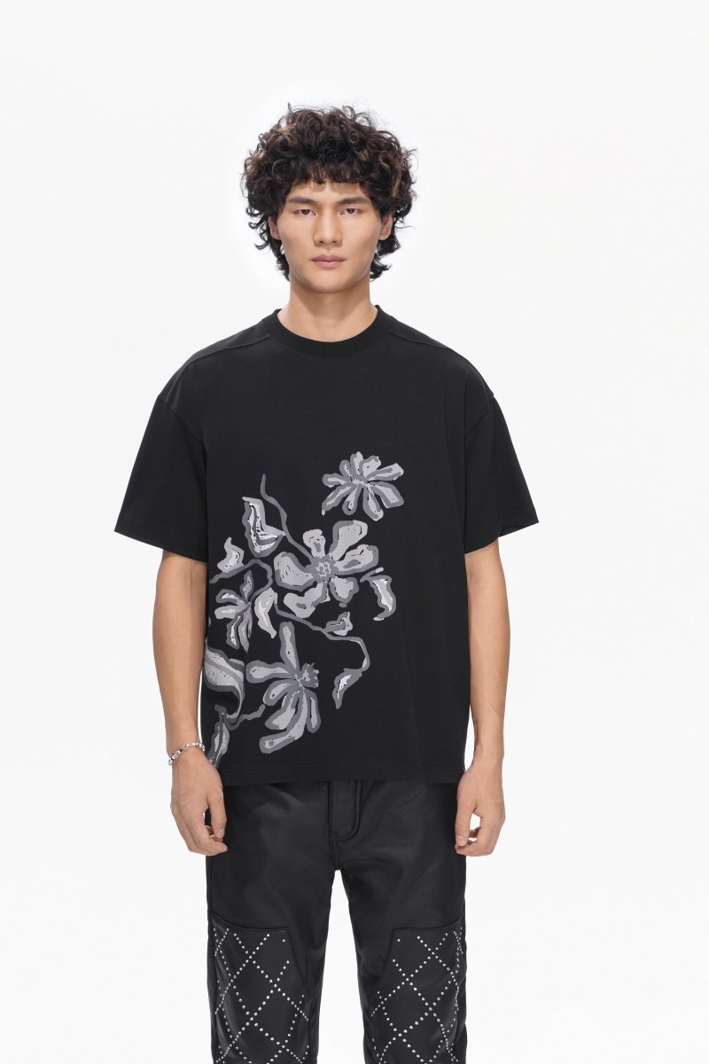 Plucked Tee Black - Valabasas