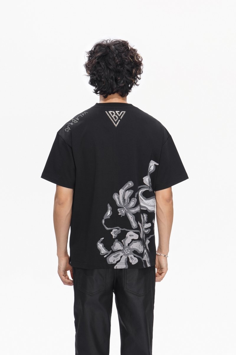 Plucked Tee Black - Valabasas