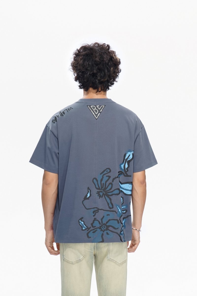 Plucked Tee Blue - Valabasas