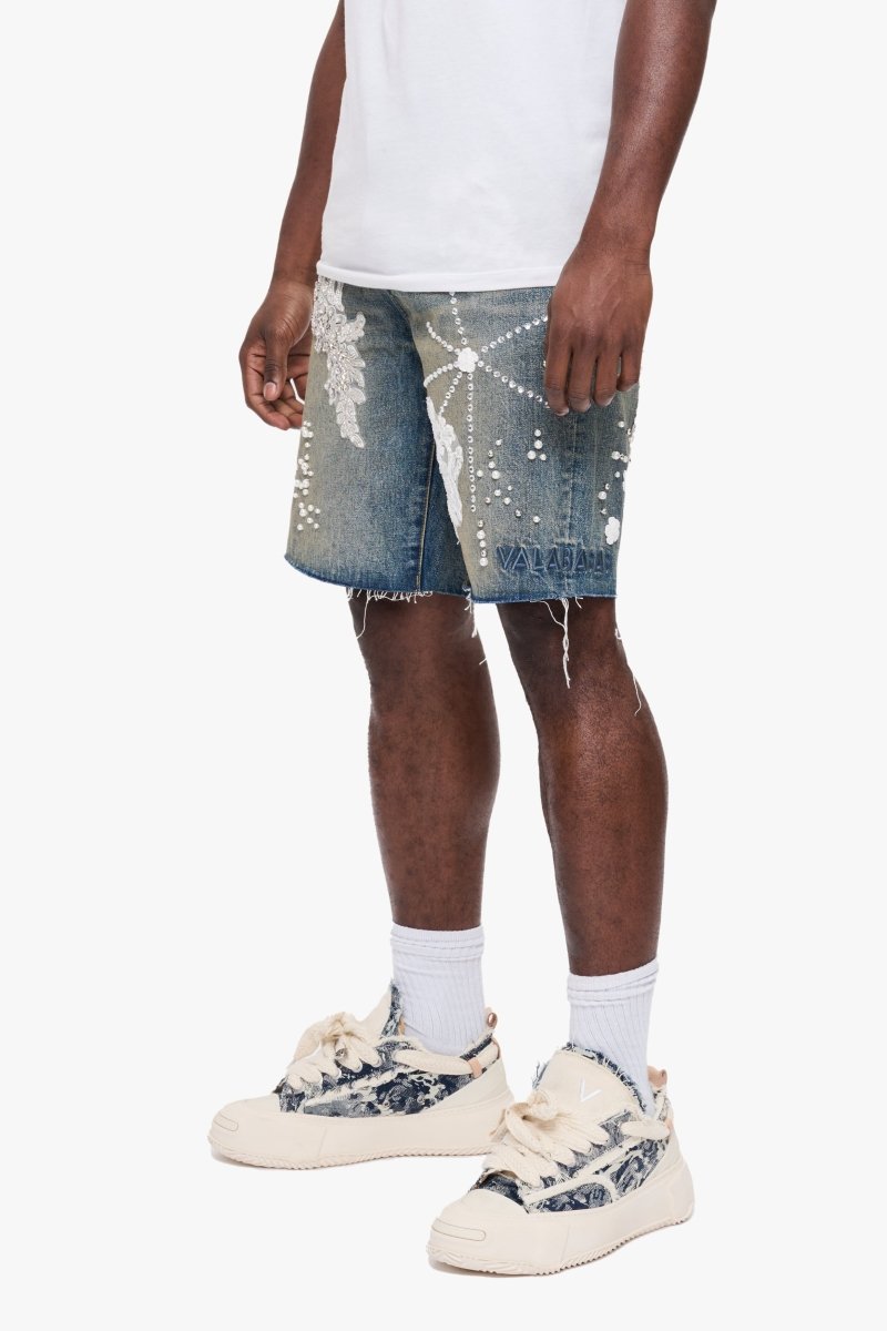 Polar Denim Shorts Dirty Vintage - Valabasas