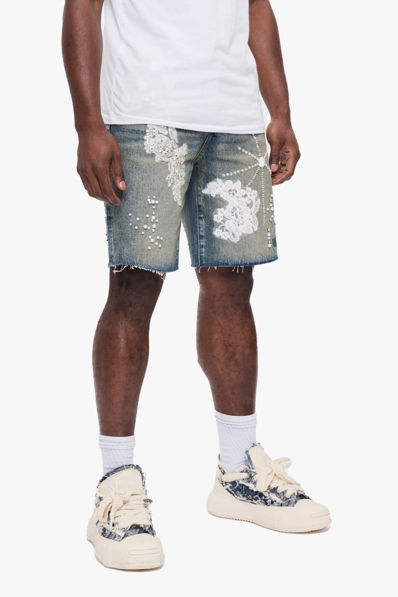 Polar Denim Shorts Dirty Vintage - Valabasas