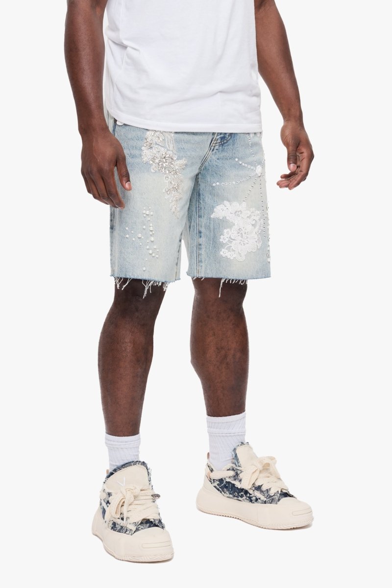 Polar Denim Shorts Vintage Blue - Valabasas