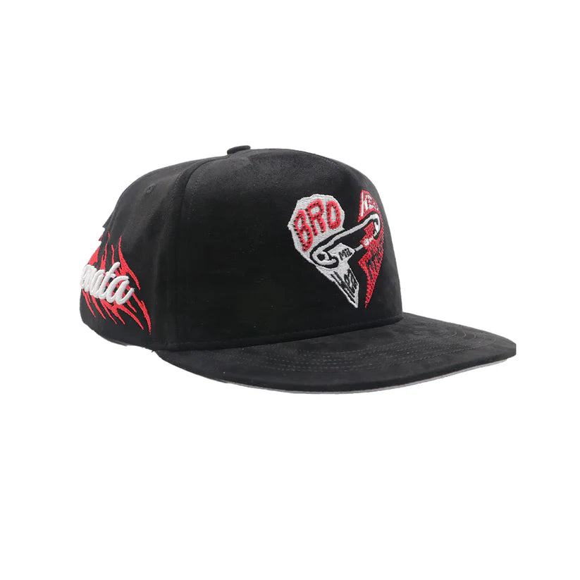 Premium Broken Heart Snapback Hat - Embroidered