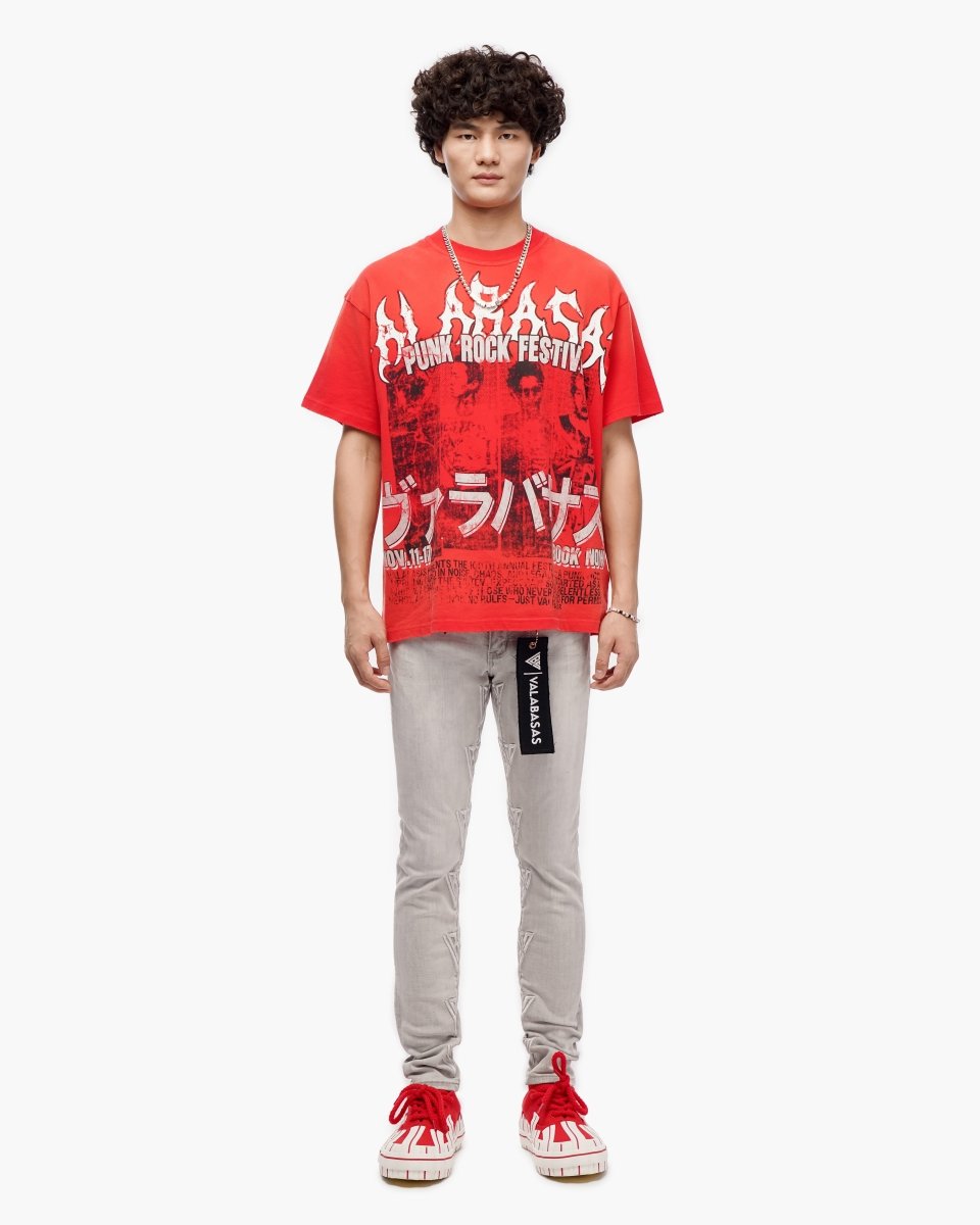 Punk Fest Red Tee - Valabasas