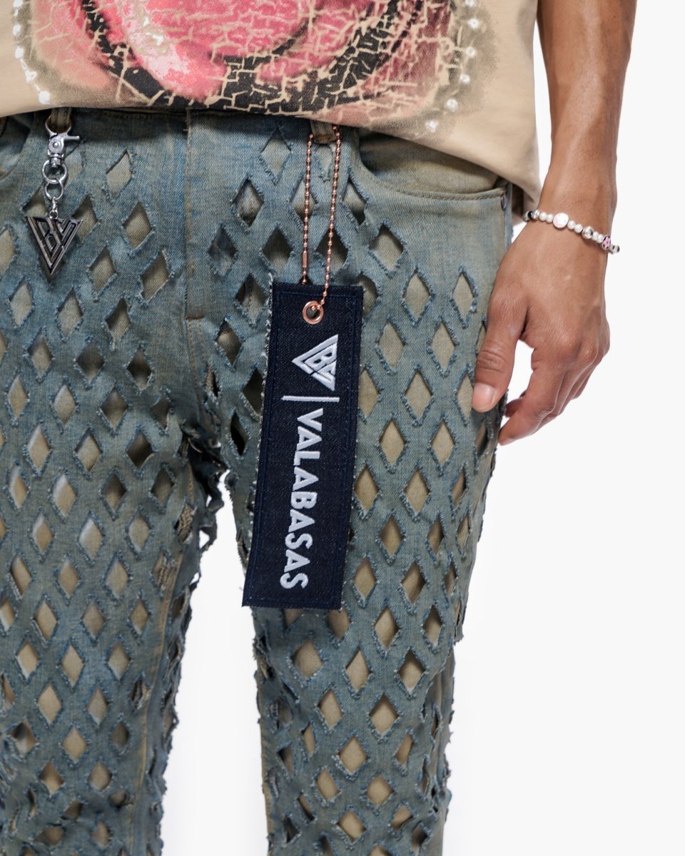 Ransom Dirty Vintage Stacked Jeans - Valabasas