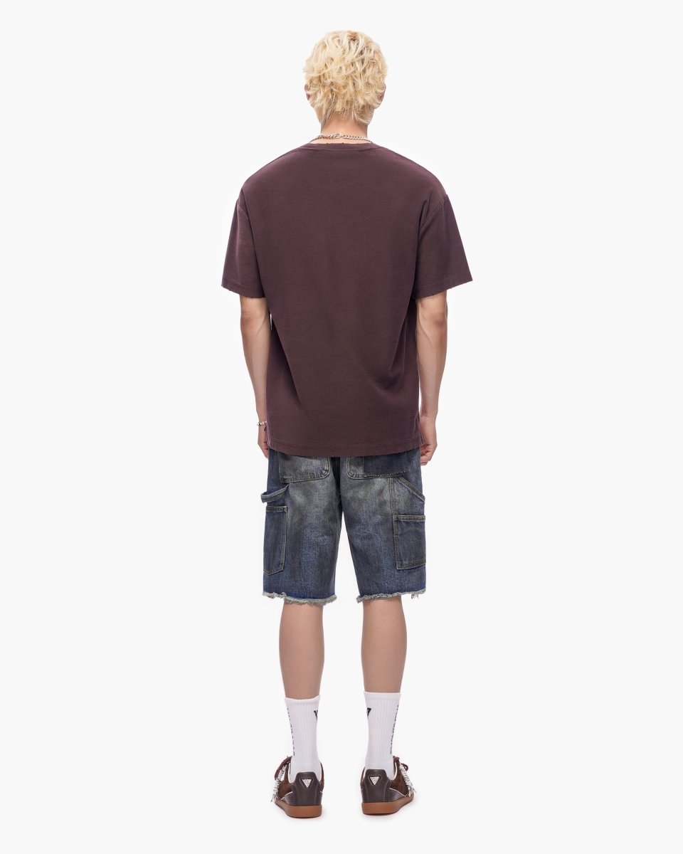 Resident Denim Shorts Dirty Blue - Valabasas