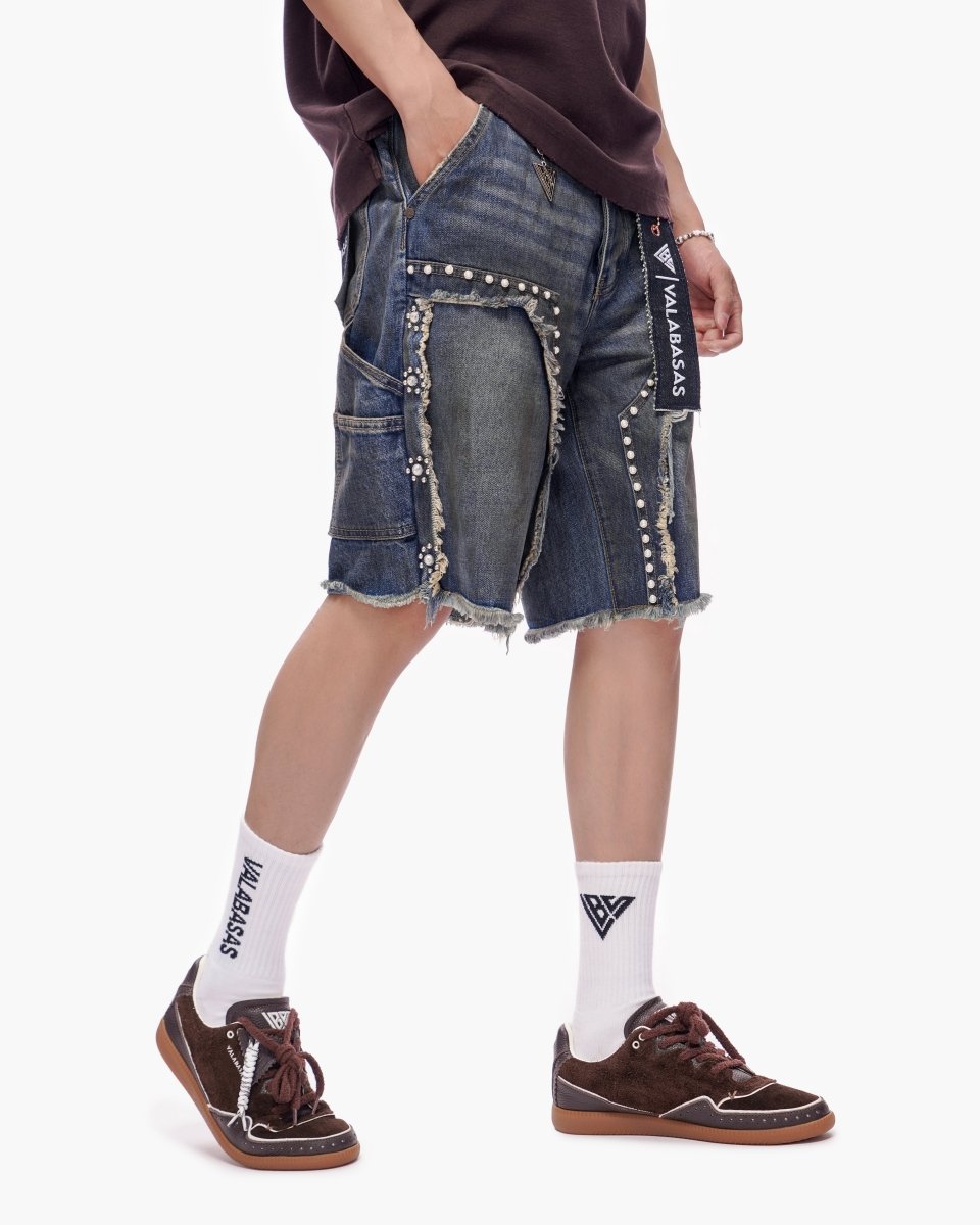 Resident Denim Shorts Dirty Blue - Valabasas