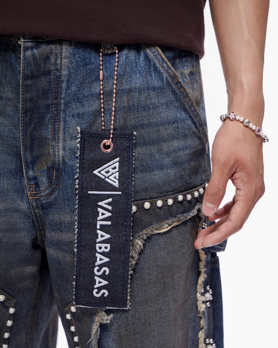 Resident Denim Shorts Dirty Blue - Valabasas