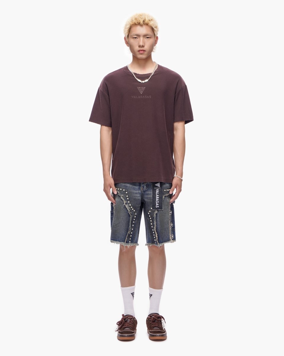 Resident Denim Shorts Dirty Blue - Valabasas