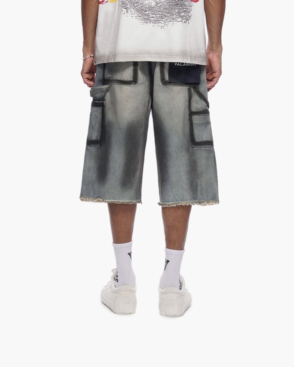 Revolt Dirty Lt. Blue Jorts - Valabasas