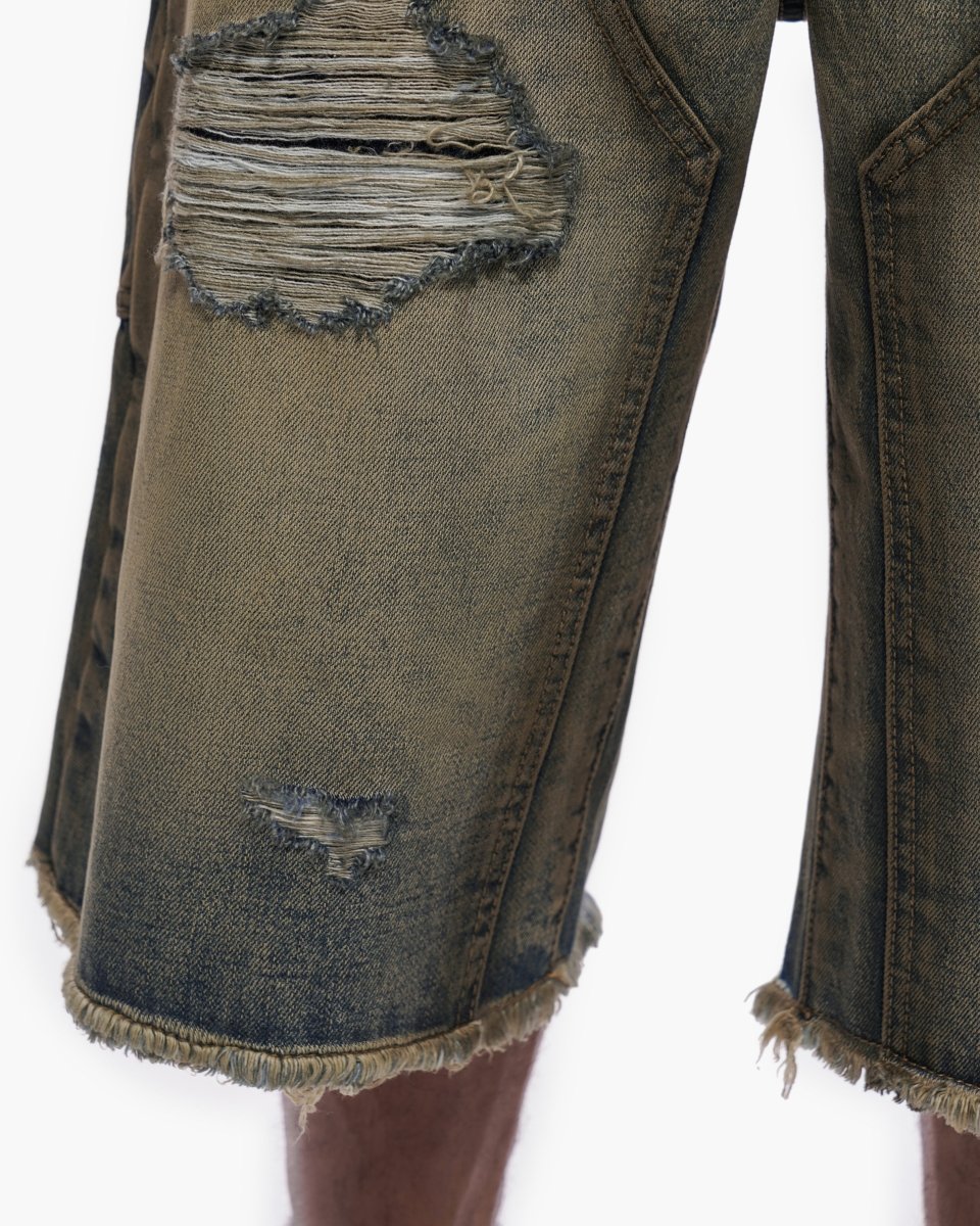 Revolt Dirty Vintage Washed Jorts - Valabasas