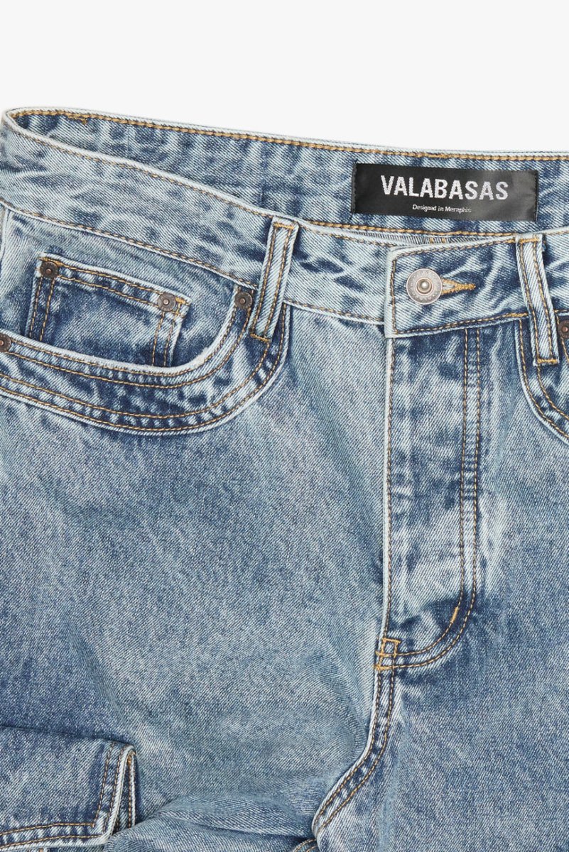 Rivet Baggy Blue Washed - Valabasas