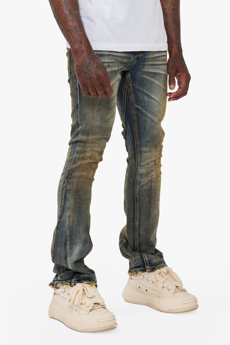 Rugged Vintage Blue Stacked - Valabasas