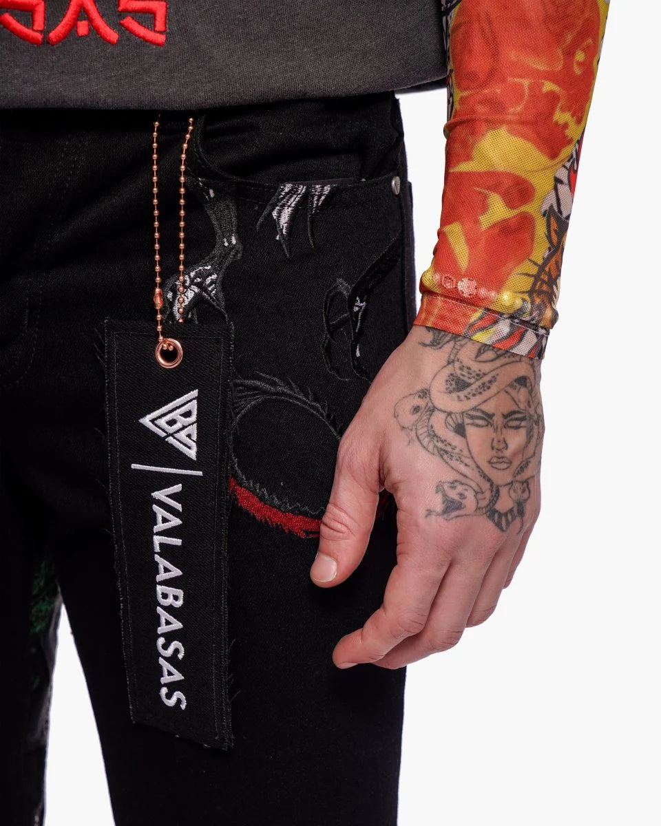 Valabasas Dragon Jeans - Stacked