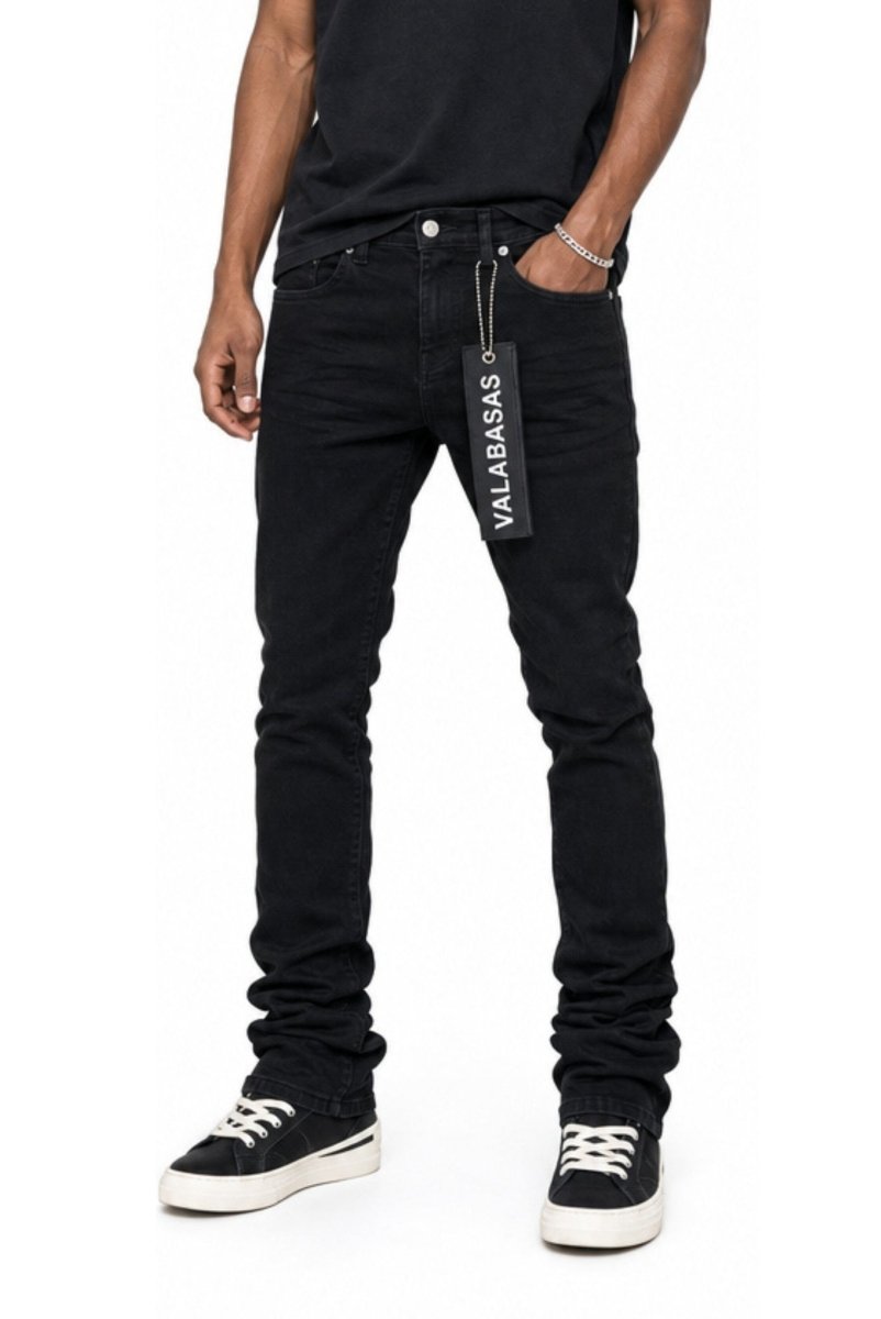 Ryze Black Straight Jeans - Valabasas