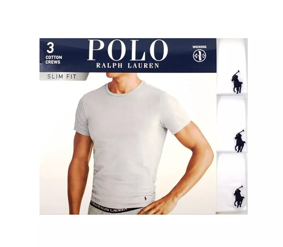 3 PACK RALPH LAUREN POLO SLIM FIT - TEE