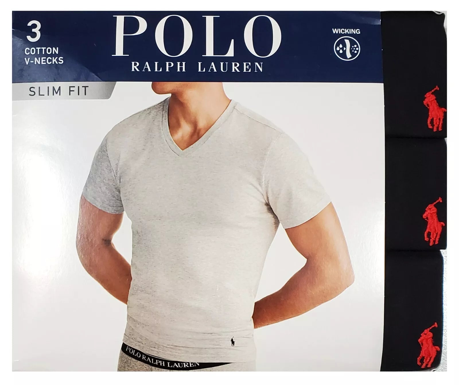 3 PACK RALPH LAUREN POLO SLIM FIT - TEE