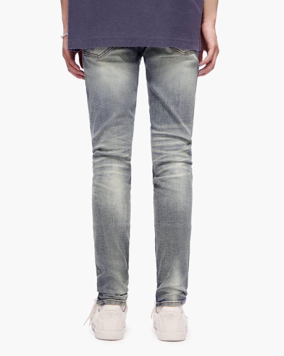 Scimitar Dark Blue Wash Skinny Jeans - Valabasas