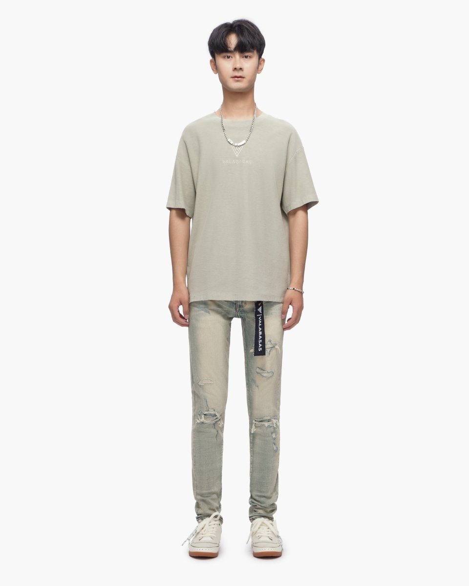 Scimitar Vintage Wash Skinny Jeans - Valabasas