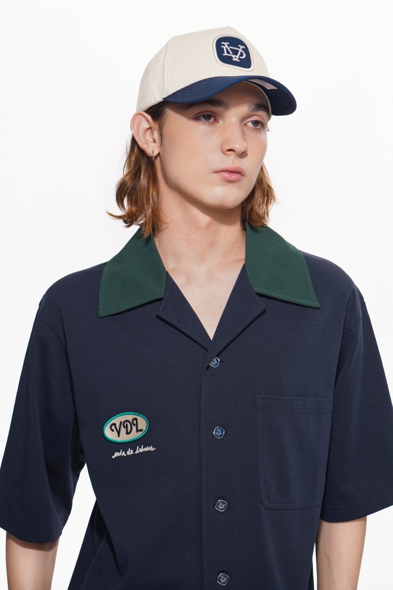 Scuro Button Down – Blue (Cotton Blend) - Valabasas