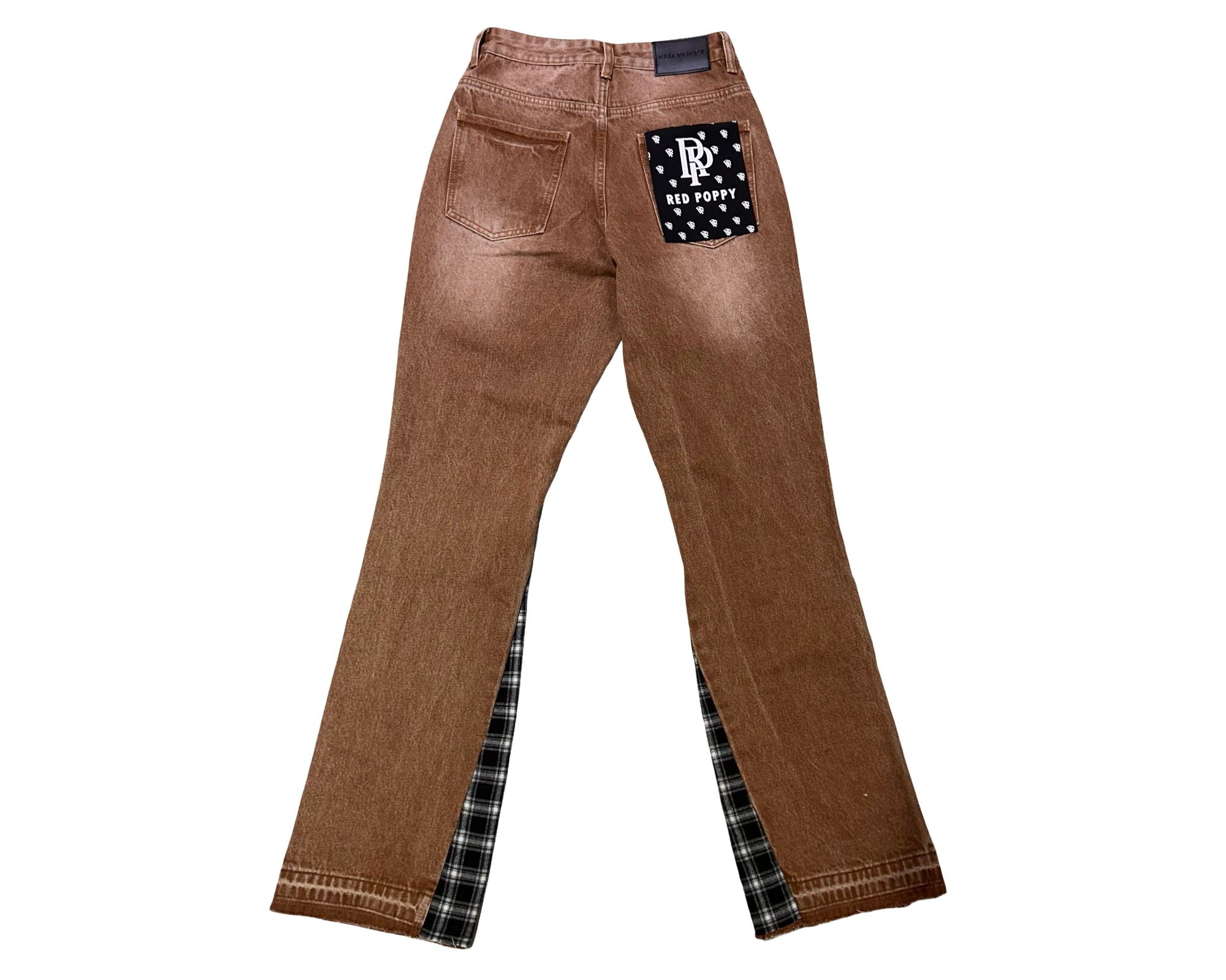 Red Poppy Jeans - Brown
