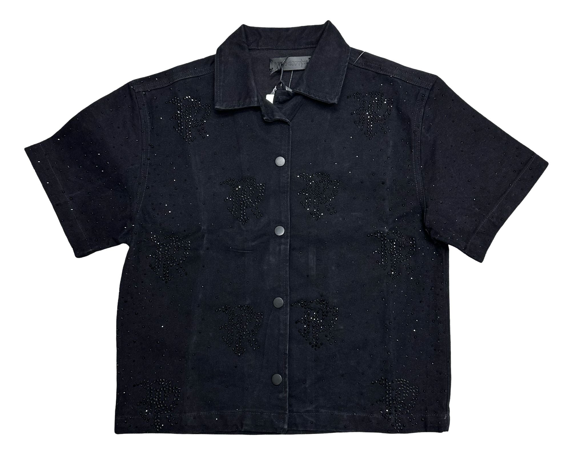 Red Poppy Cropped Fit Shirt