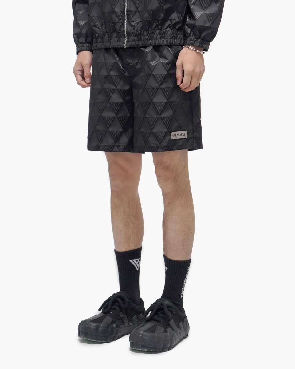 Signature 2.0 Black Nylon Shorts - Valabasas