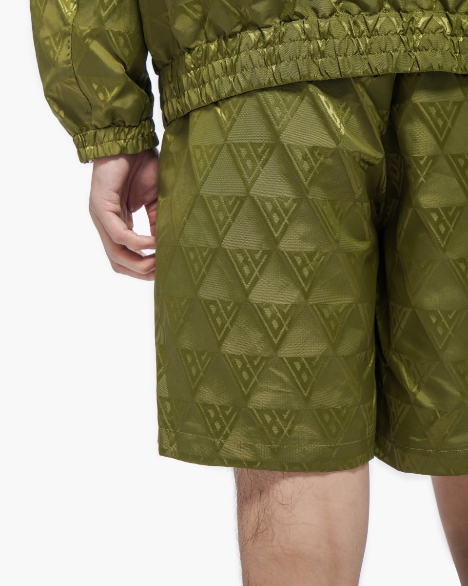 Signature 2.0 Olive Nylon Shorts - Valabasas