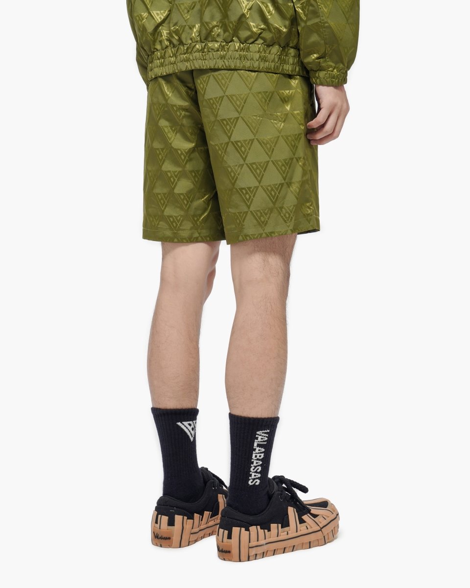 Signature 2.0 Olive Nylon Shorts - Valabasas