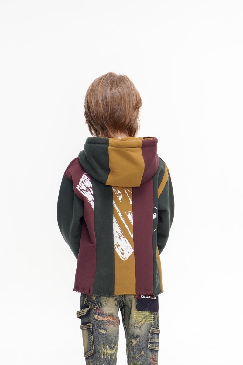 Slipped Kids Hoodie Green - Valabasas