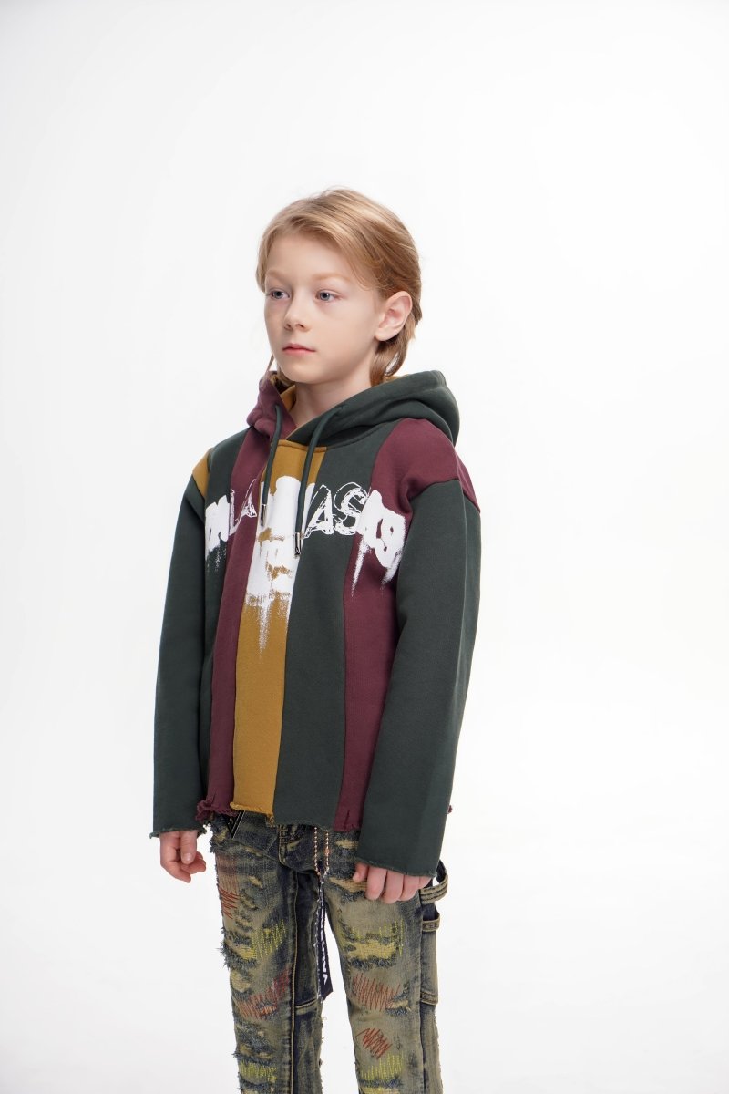 Slipped Kids Hoodie Green - Valabasas