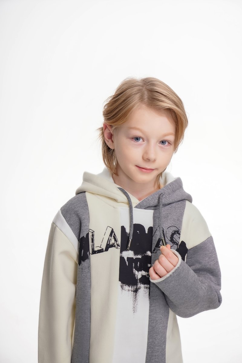 Slipped Kids Hoodie Grey - Valabasas