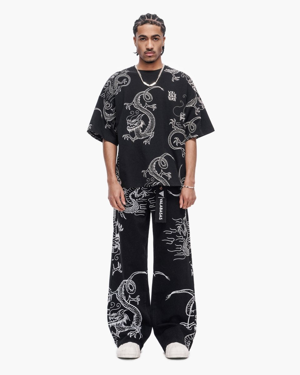Soru Baggy Denim Jet Black - Valabasas