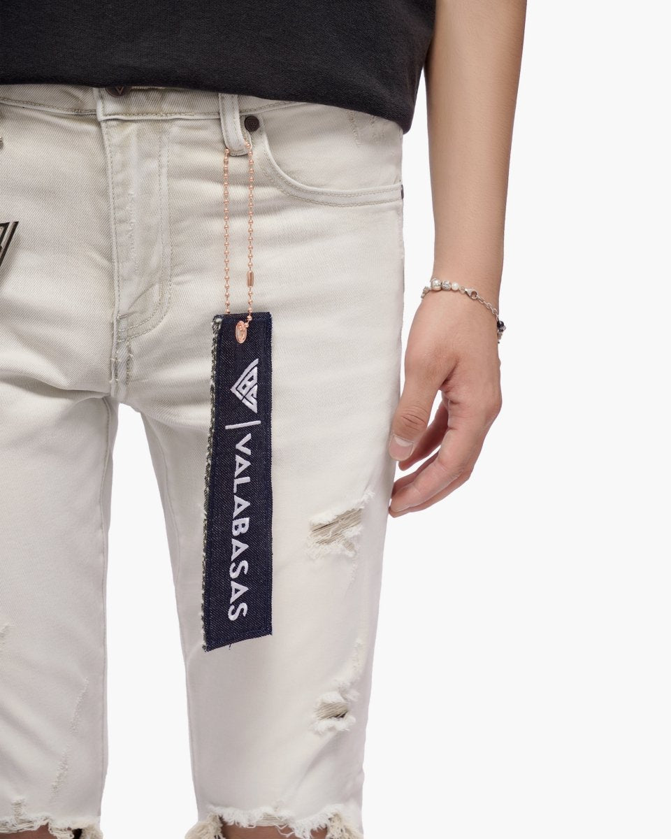 Stab Light Grey Wash Skinny Jeans - Valabasas