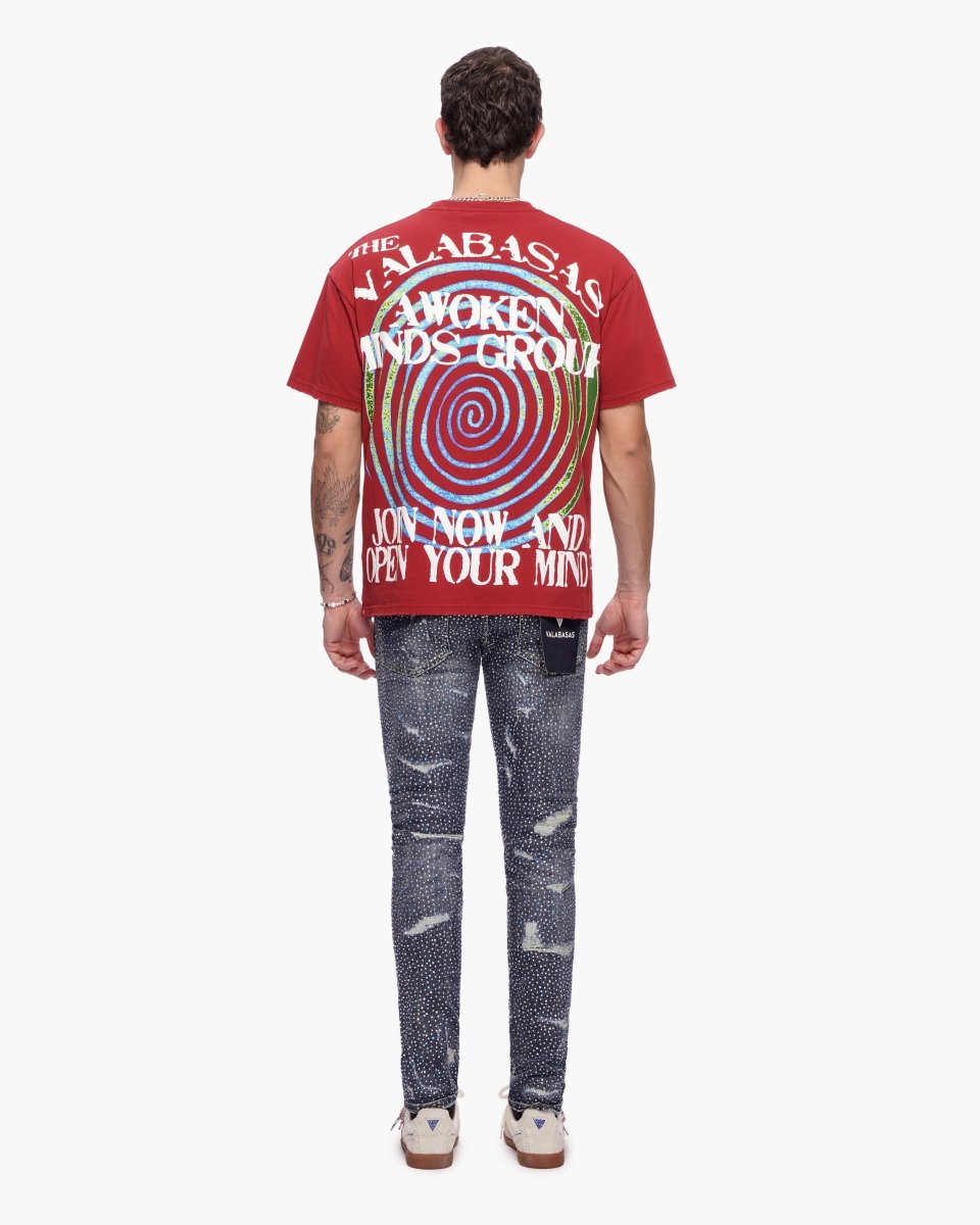 Stagger Skinny Dark Blue Wash - Valabasas