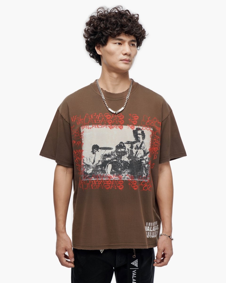 Stand Out Brown Tee - Valabasas