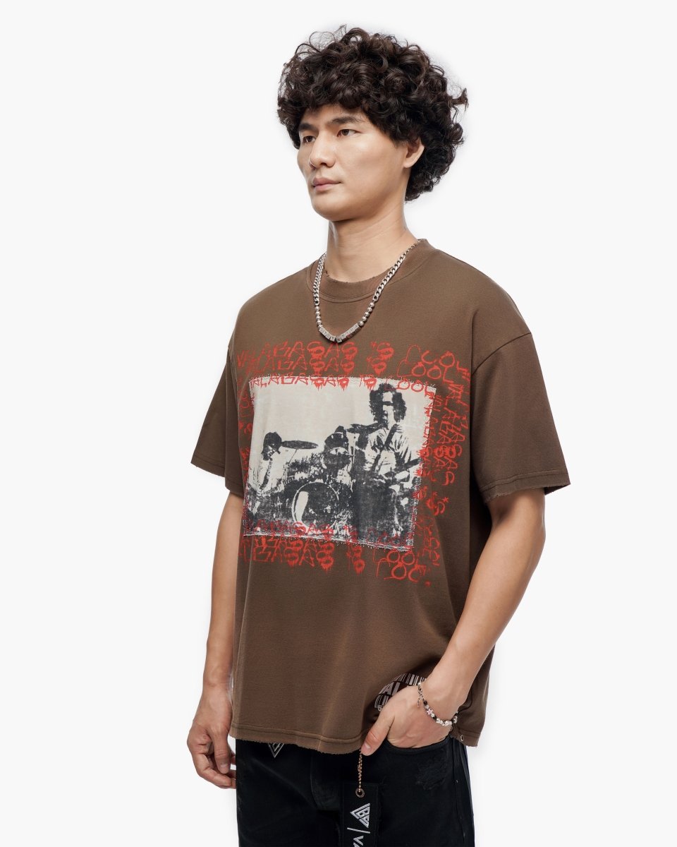 Stand Out Brown Tee - Valabasas
