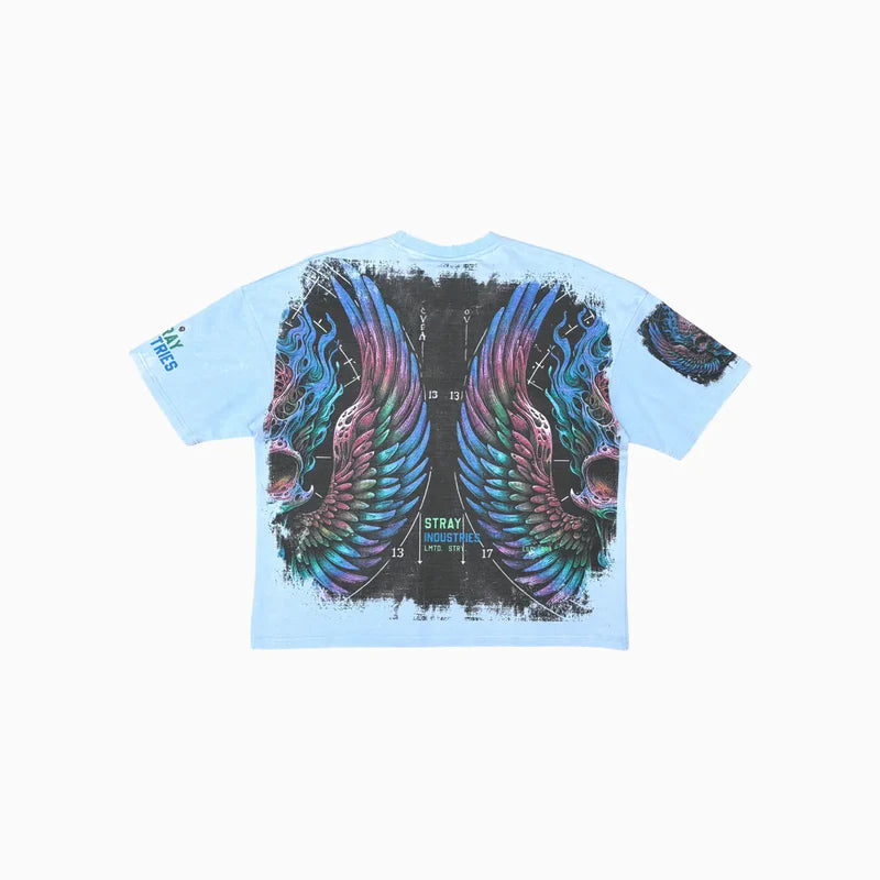 St1721 | Men's Burning Skull T-Shirt