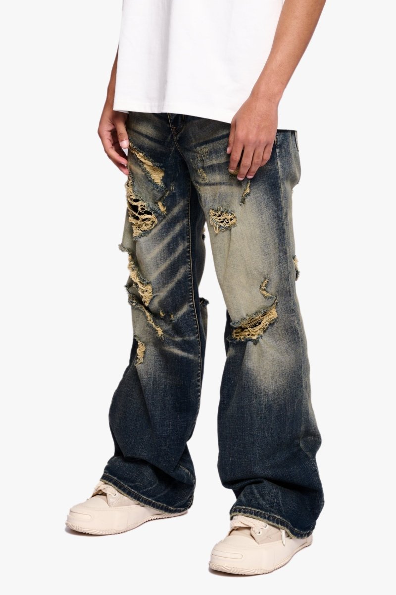 "Streak" baggy denim vin.Blue - Valabasas