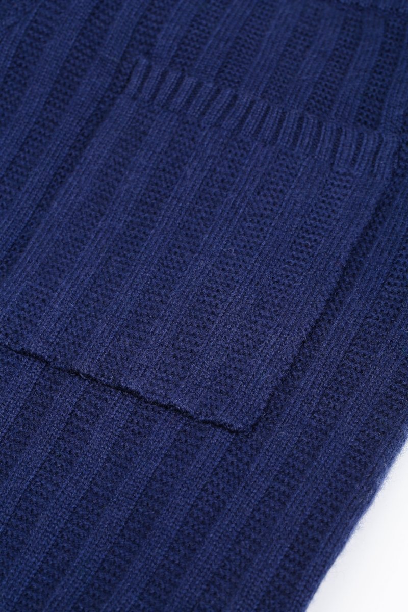 Tacto Knit Pants – Blue (Cashmere Blend) - Valabasas