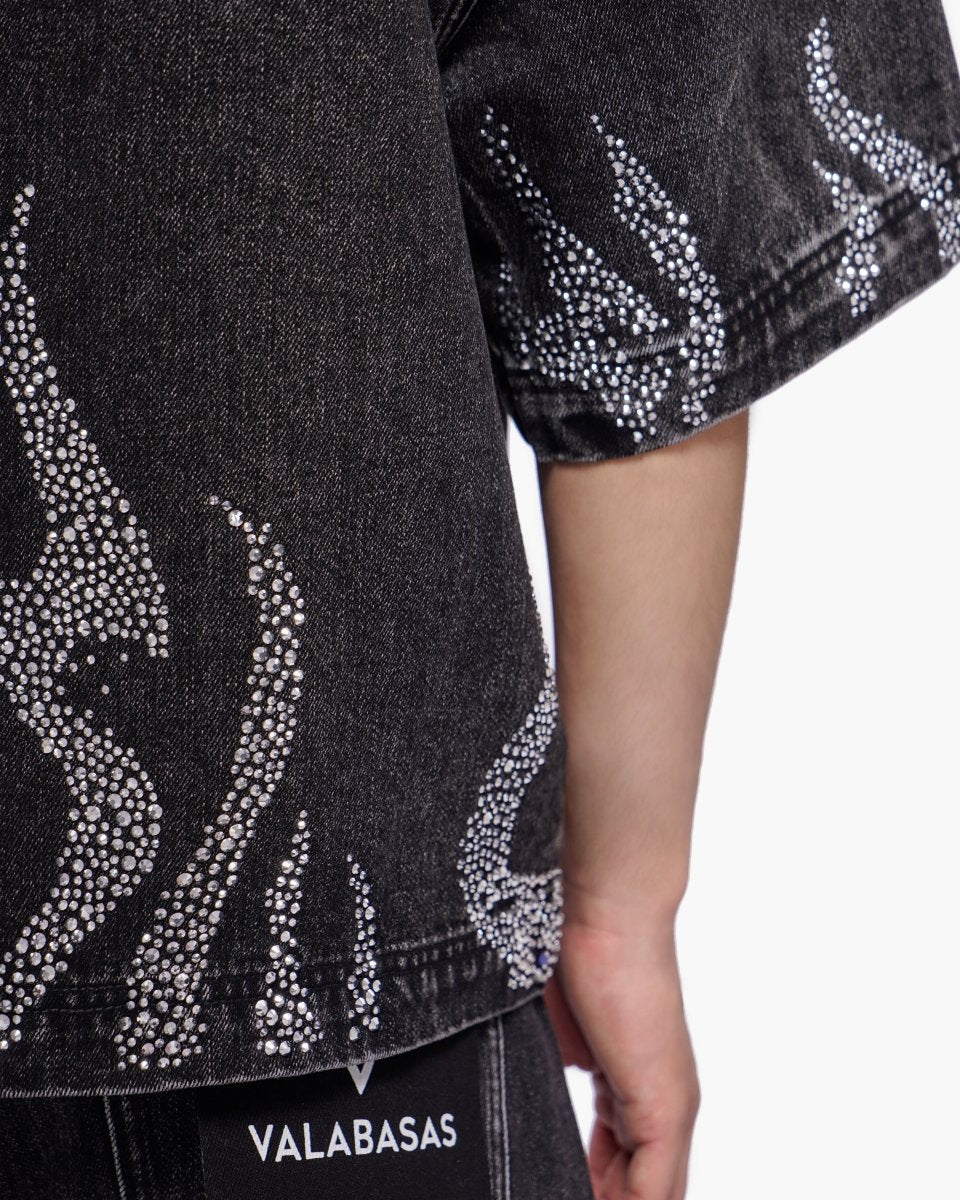 Torch Denim Woven Black - Valabasas