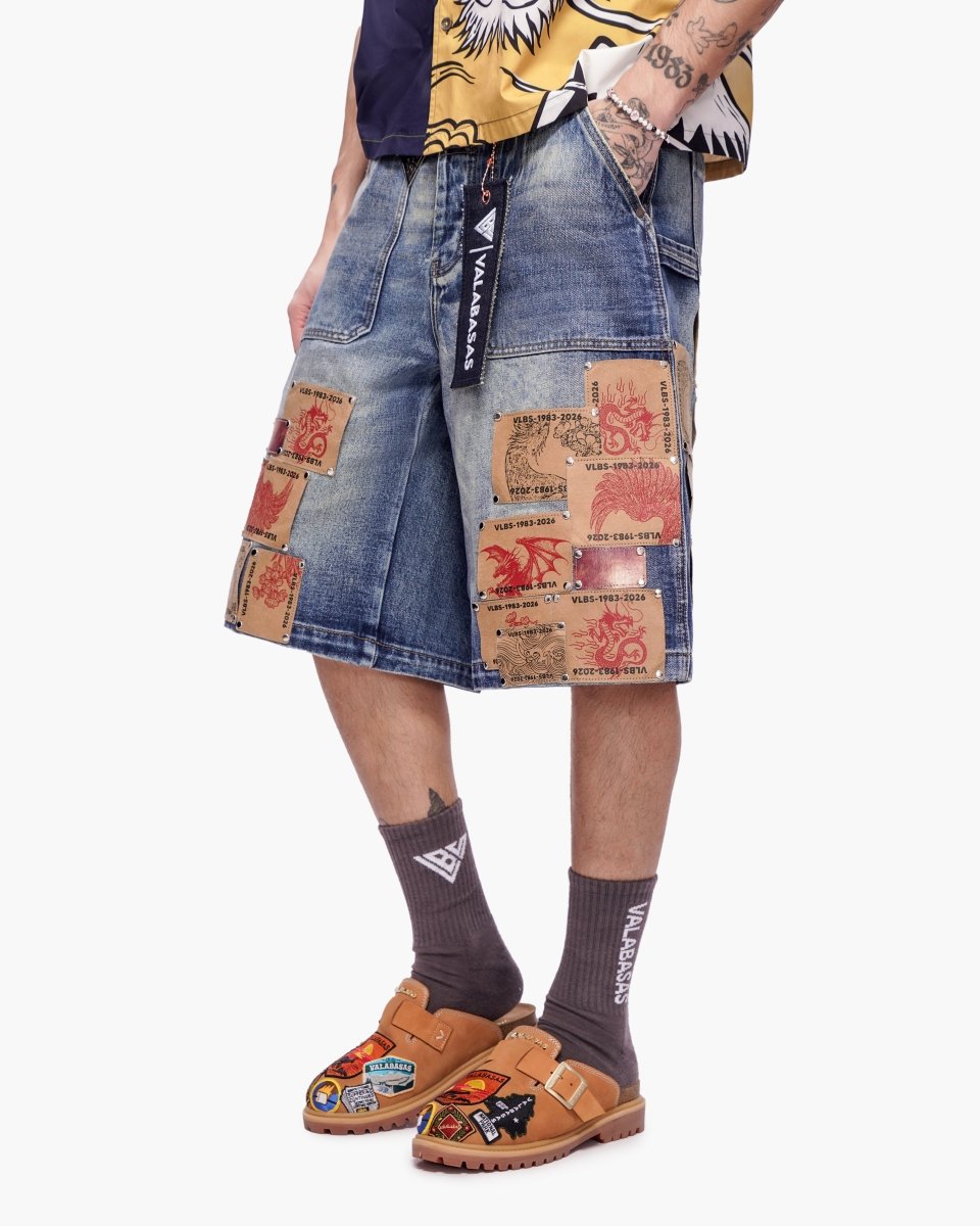 Torinx Baggy Jorts Dark Blue Wash - Valabasas